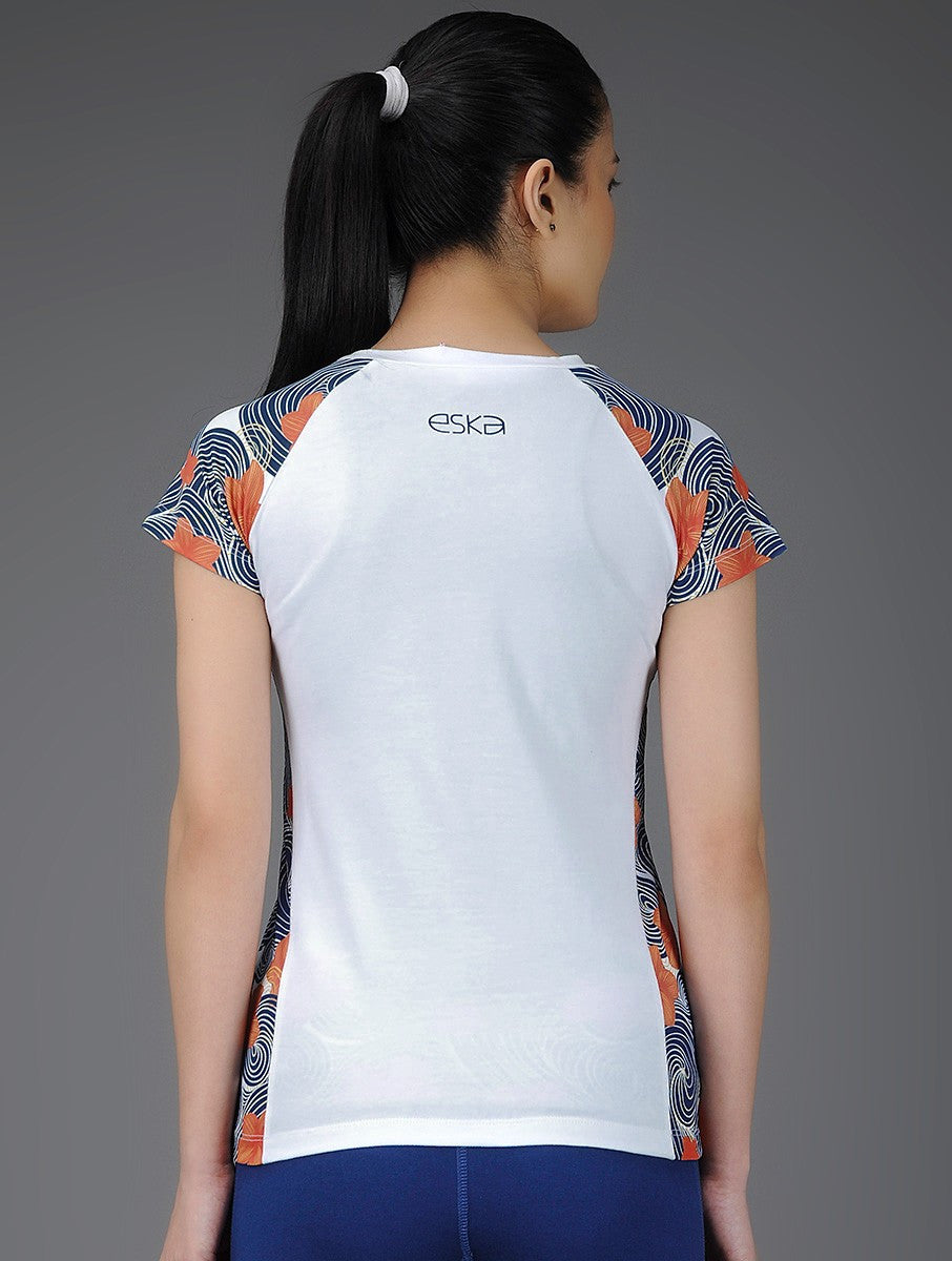 Cross-Back Tank Top with In-built Support - Eska Fashion